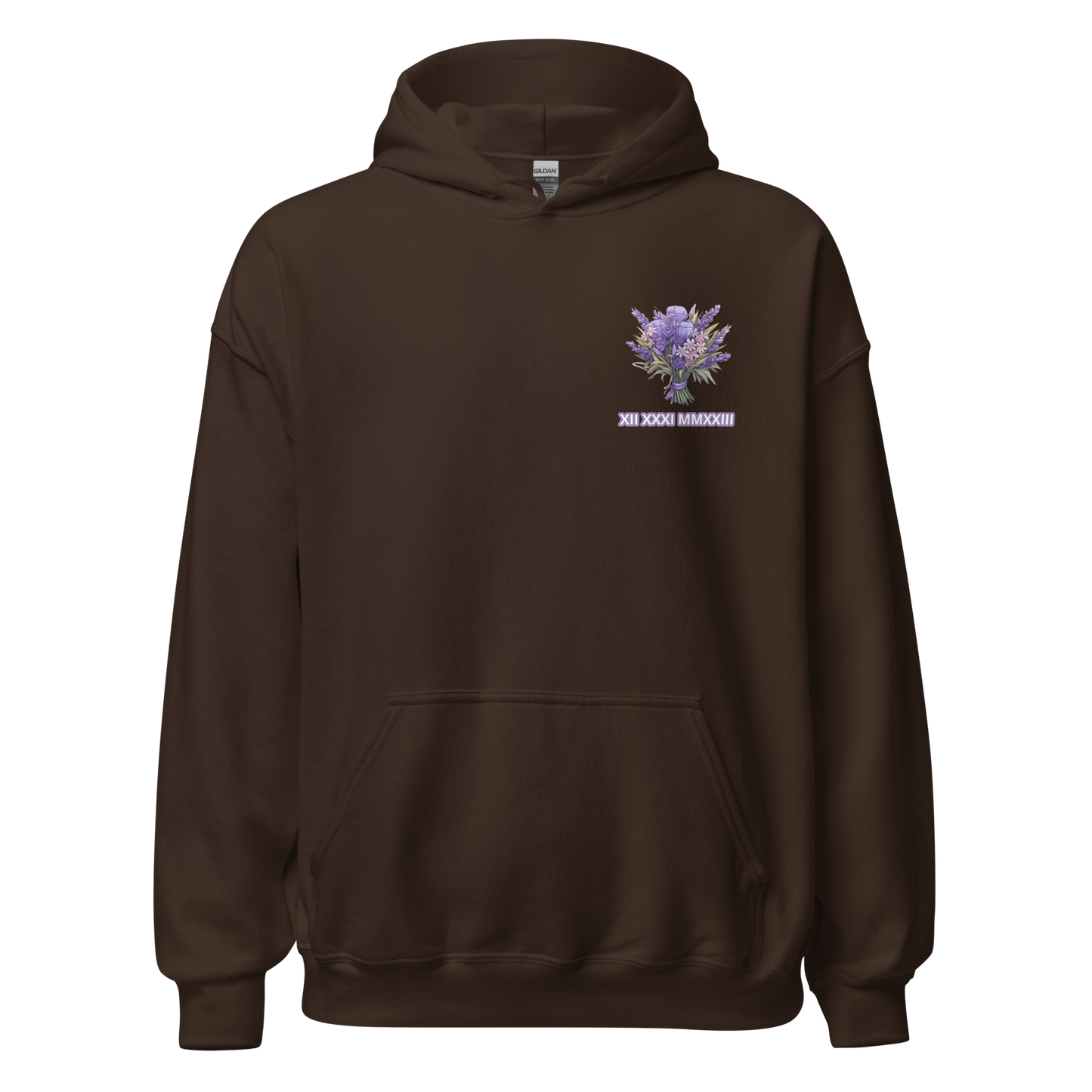 Purple Flower Hoodie