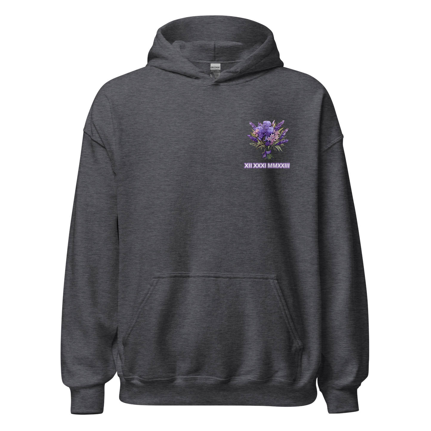 Purple Flower Hoodie