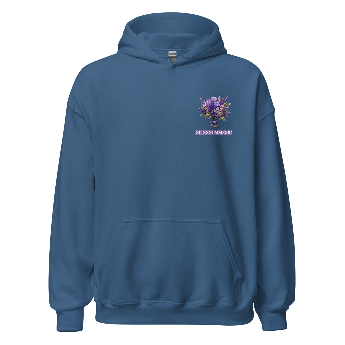 Purple Flower Hoodie