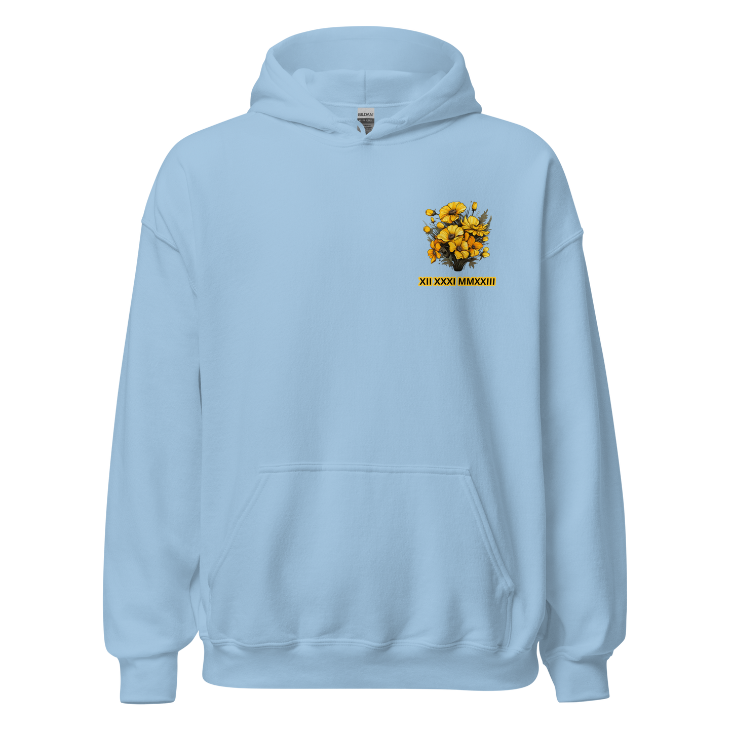 Yellow Flower Hoodie