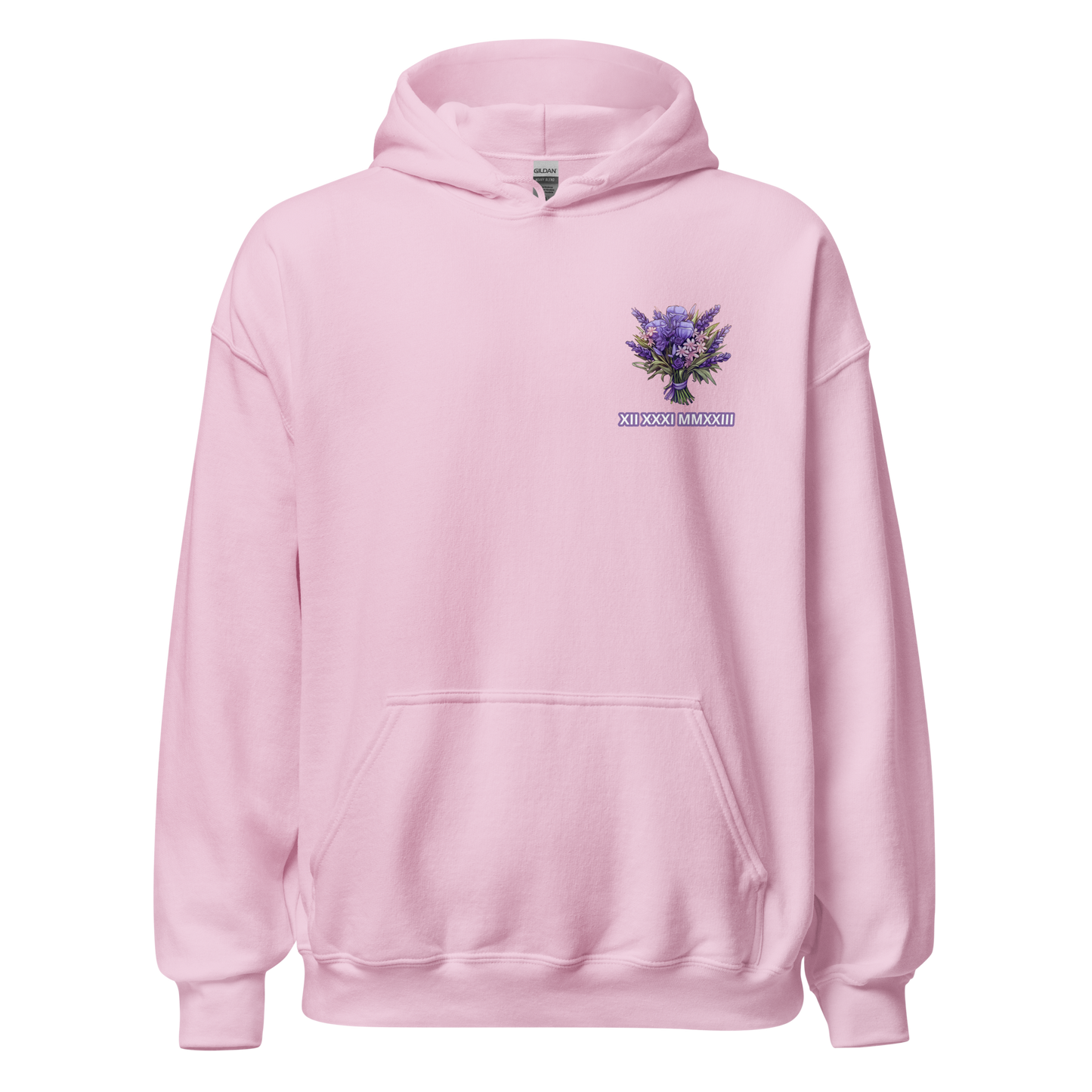 Purple Flower Hoodie