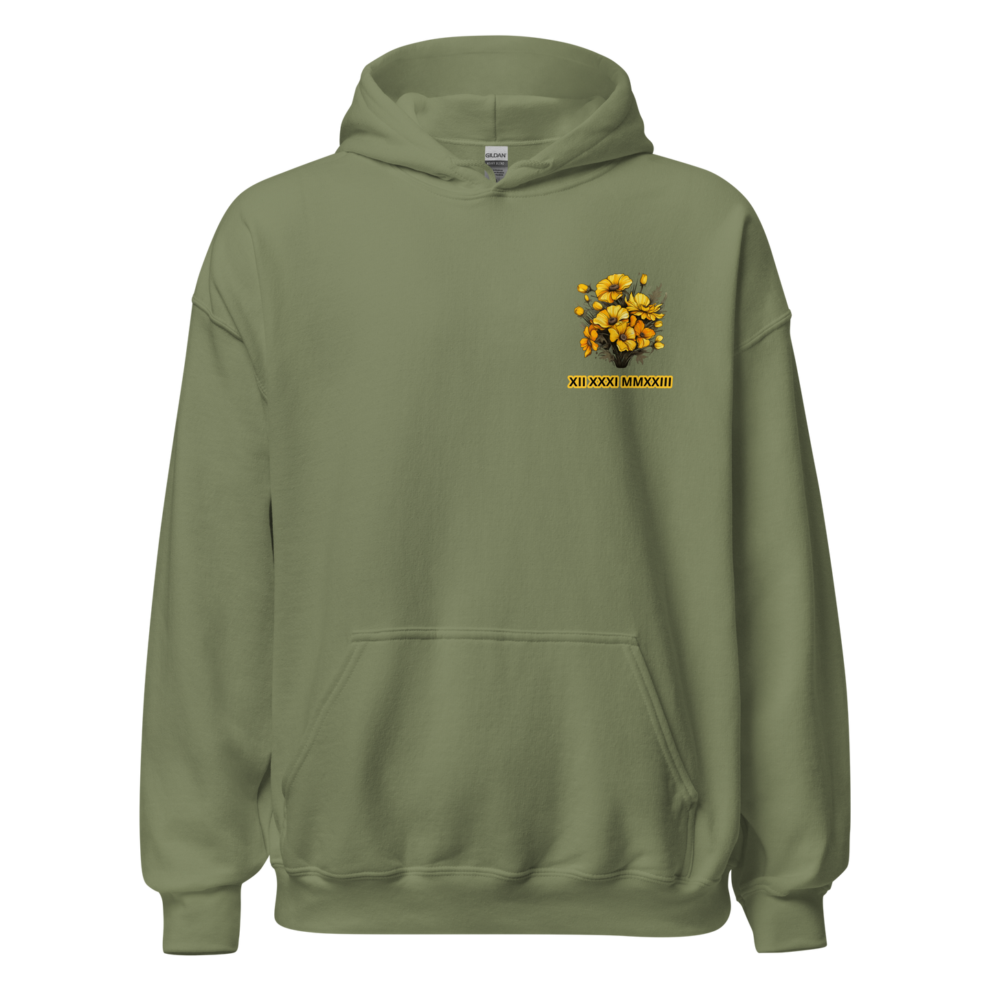 Yellow Flower Hoodie