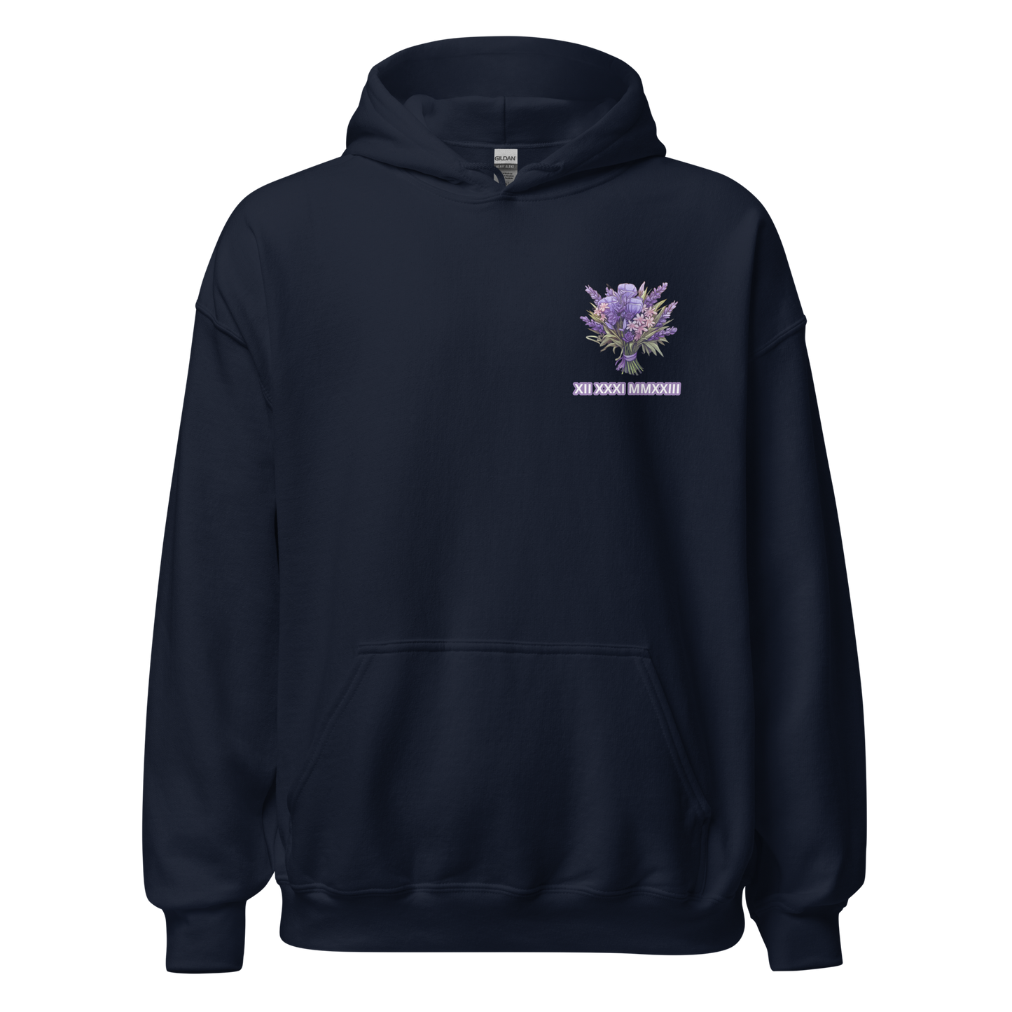 Purple Flower Hoodie