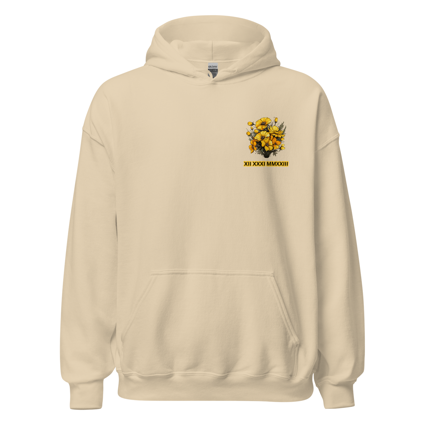 Yellow Flower Hoodie