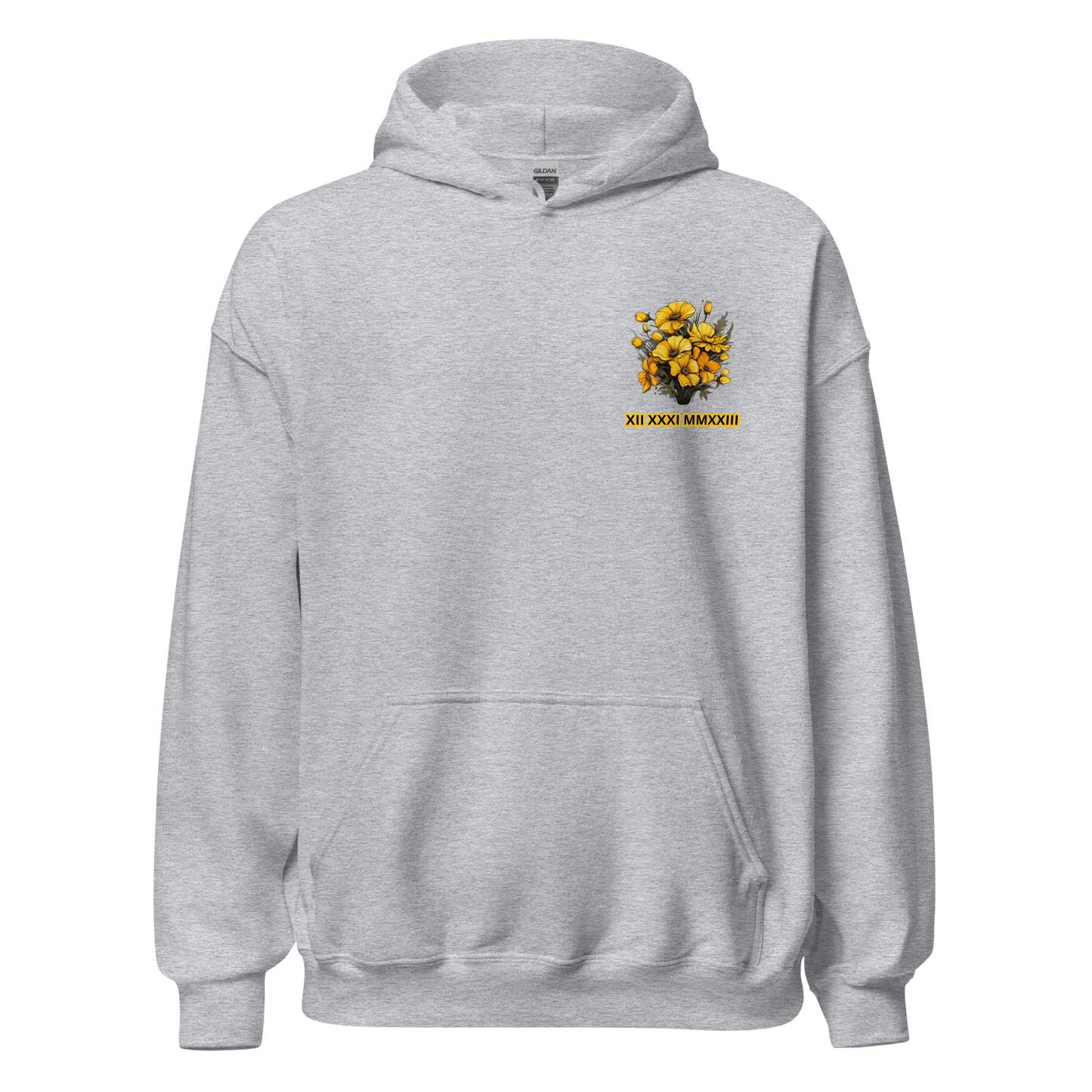 Yellow Flower Hoodie